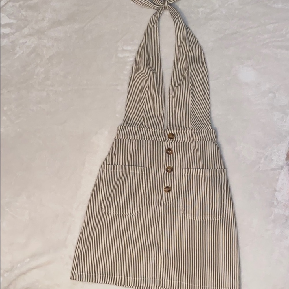 striped Halter dress